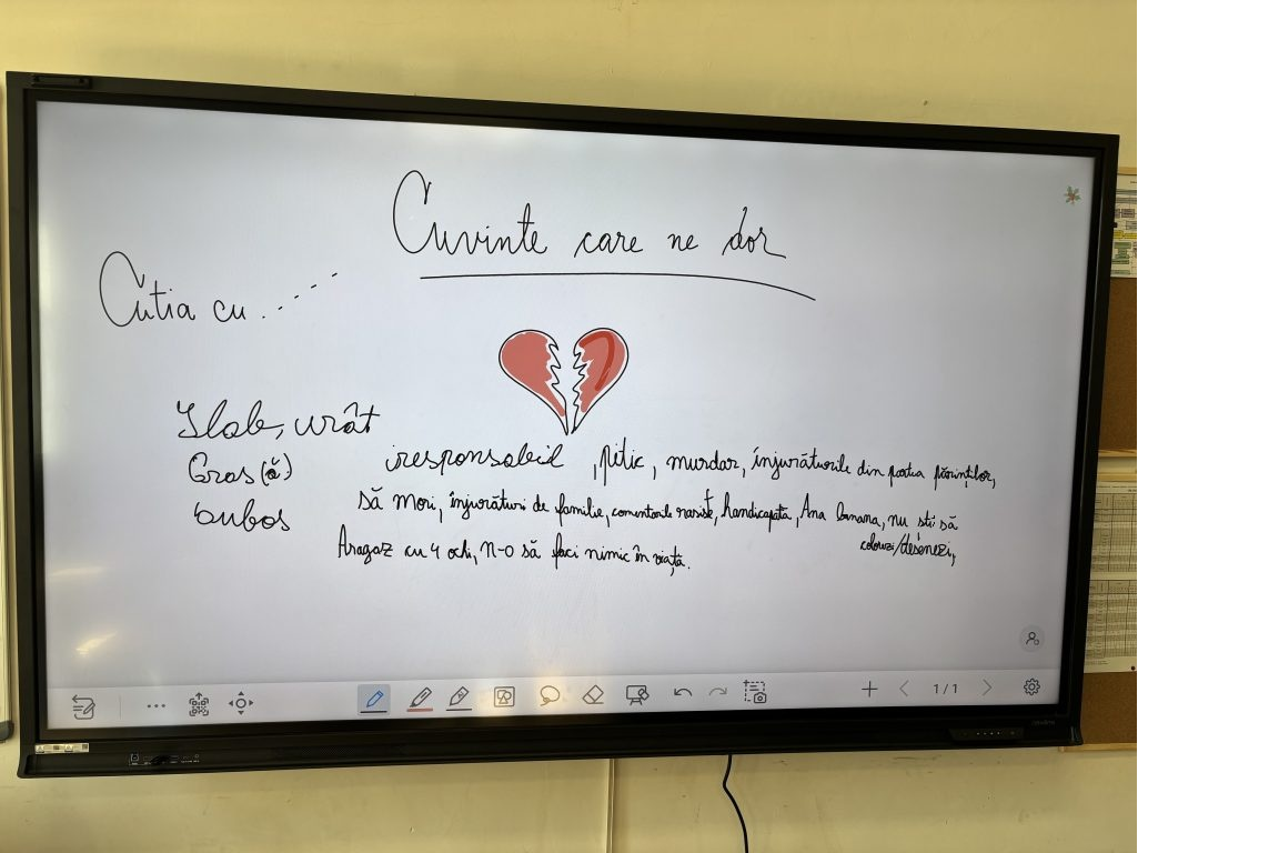 Consiliere PNRAS – Cutia cu cuvinte care ne dor