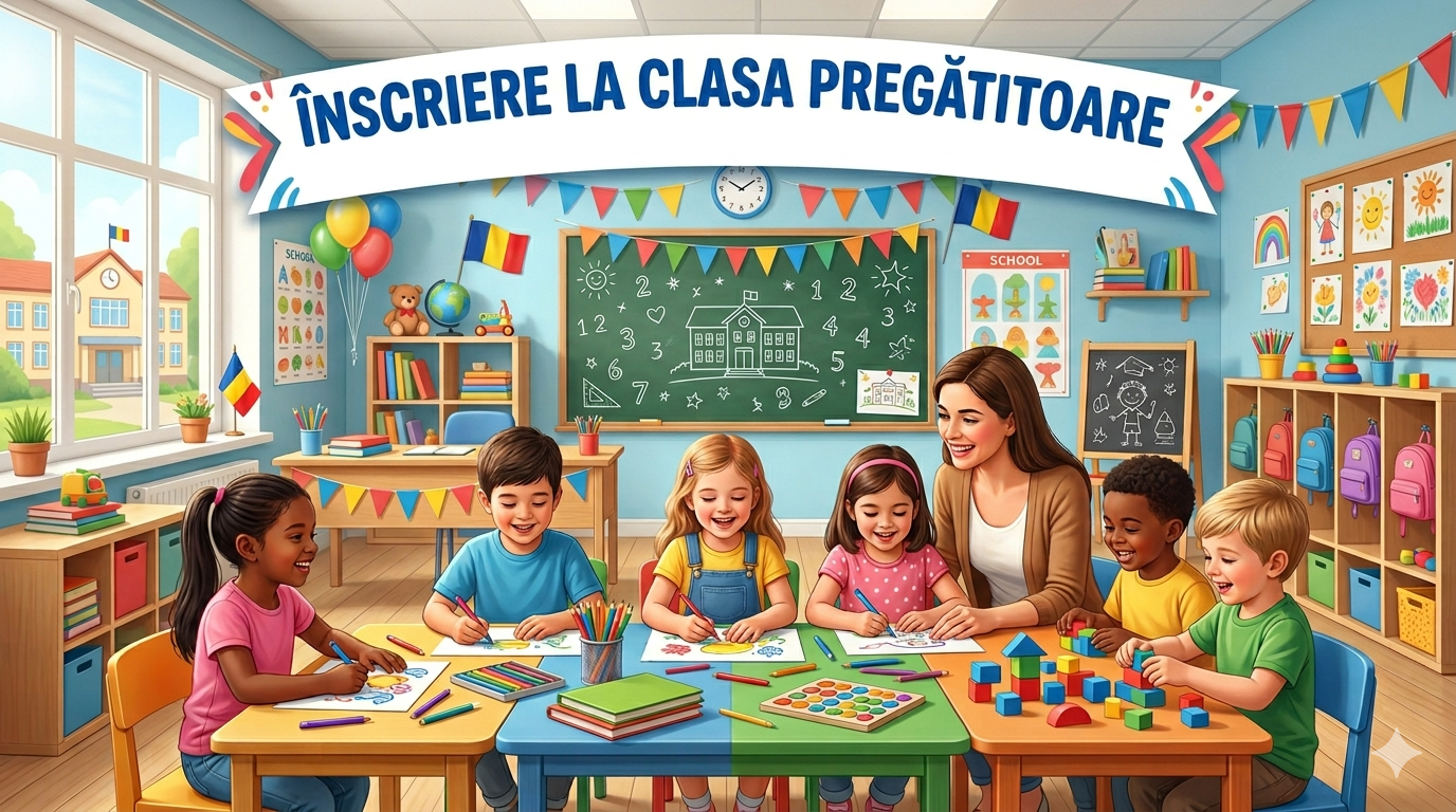 ÎNSCRIERE CLASA PREGĂTITOARE – AN ȘCOLAR 2026-2027