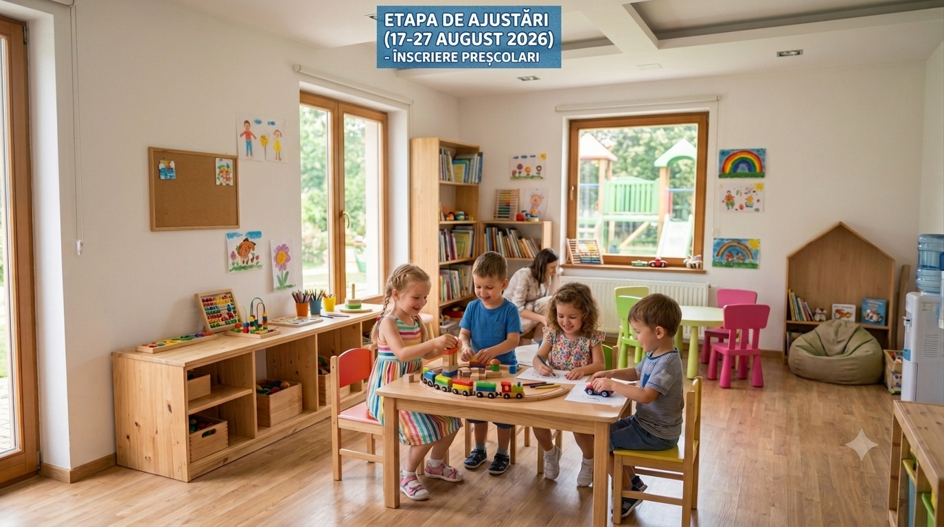 ETAPA DE AJUSTĂRI (17-27 AUGUST 2026)-ÎNSCRIERE PREȘCOLARI